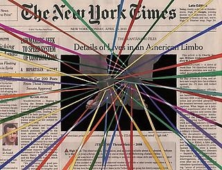 Fred Tomaselli at the New York Public Library
